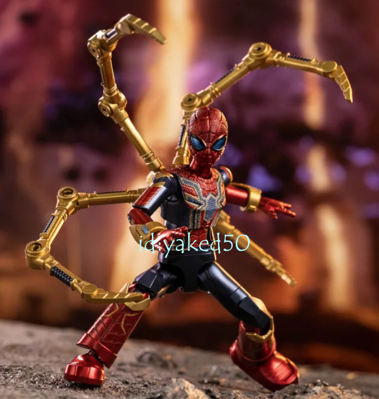 Spider Man Rare Special Color Marvel Avengers Model Kits Figure Blokees Toys