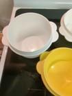 Tupperware Set Of 3 Bowls With Yellow & White and blue One-Touch Seals  — photo 7