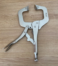 12" Welding Locking C-Clamp Quick Release Mole Vice Grip Metal Sheet Work Pliers