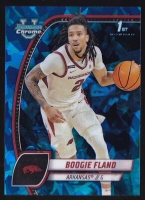 2024-25 Bowman University Chrome BOOGIE FLAND #11 1st Sapphire Refractor