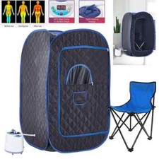 2L Mobile Dampfsauna Heimsauna Wärmekabine Saunakabine Zuhause 1000W mit Sitz DE