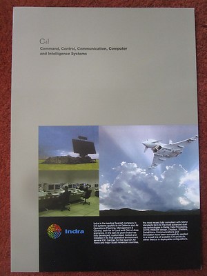 PROSPEKT PUB INDRA C4I BEFEHLSSTEUERUNG KOMMUNIKATION COMPUTER INTELLIGENZ 