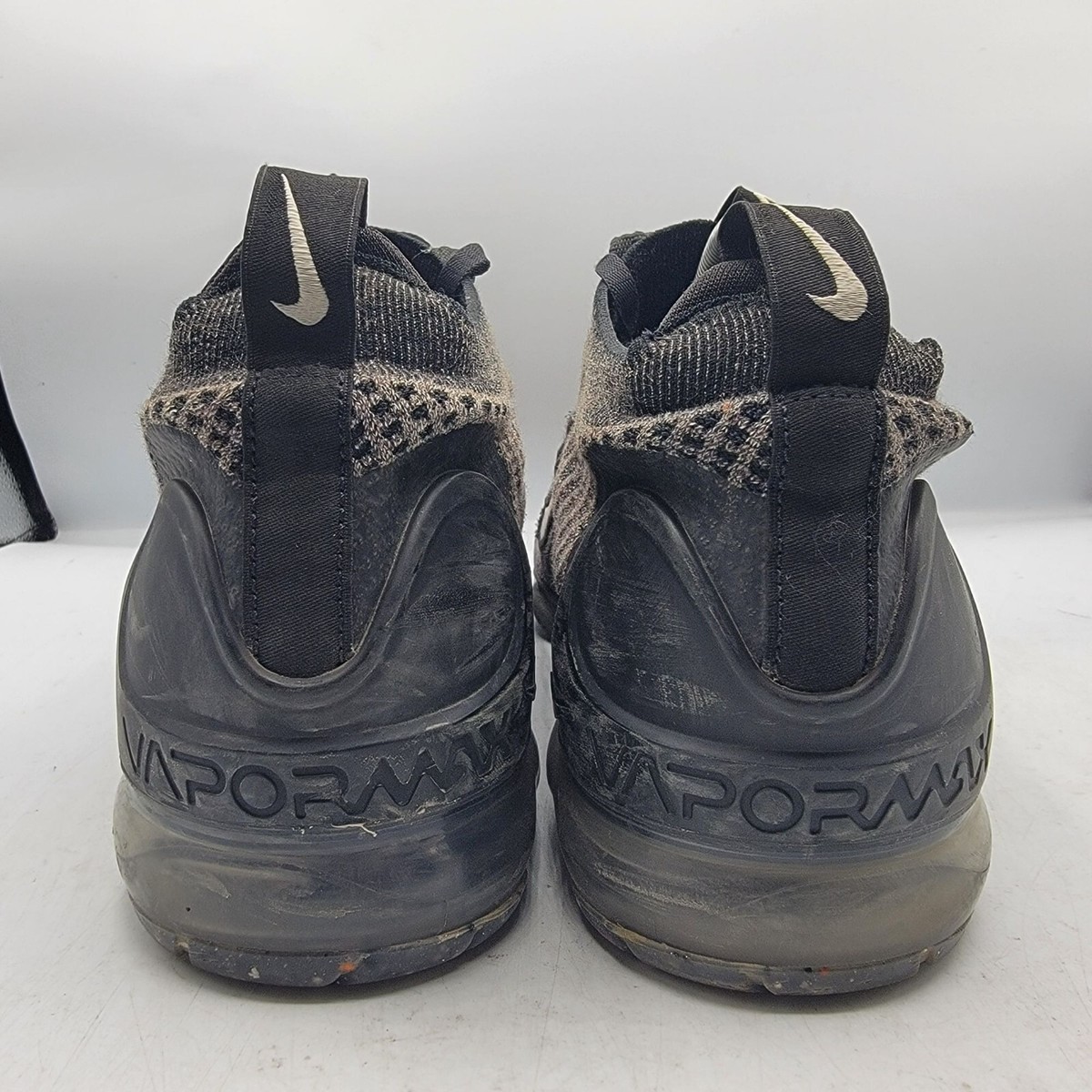 Nike Air Vapormax 2021 FK Flyknit Mens 12 Black White Anthracite Oreo DC9394-001 NIKE Air Vapormax 2021 Shoes Flyknit Oreo Black White  main image 4