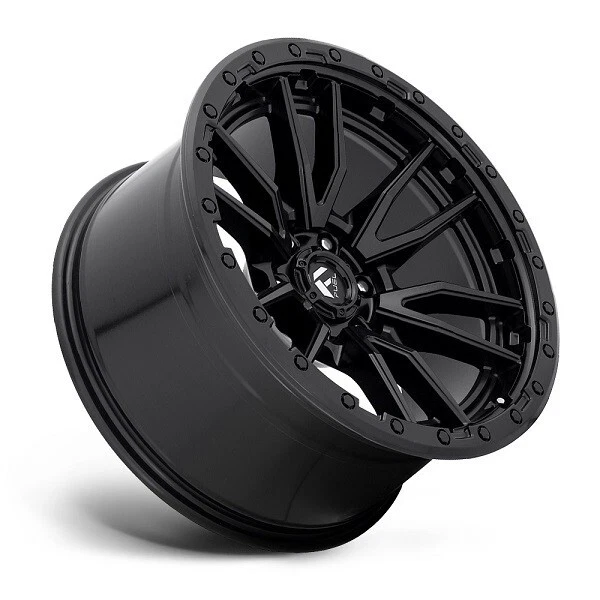 18 FUEL REBEL WHEELS RIMS MATTE BLACK D67918908450 CHEVROLET GMC 1500 Foto 2 de 4