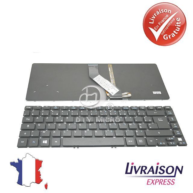 Clavier AZERTY Acer Aspire V5-431 pour réparer les touches bloquées