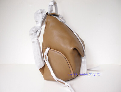 Rebecca Minkoff Tan Leather Authentic Julian backpack large NWT REBECCA MINKOFF Julian medium Leather Backpack Caramello  main image 2