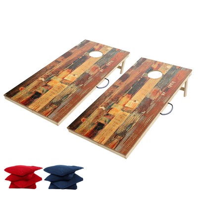 Cornhole Game Sets Cornhole Boards Regulation 4 x 2ft Wood Corn Hole Set Bean...