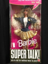Super Talk Barbie Vintage 1994 Mattel Doll -  Says Over 100,000 Things -  NRFB