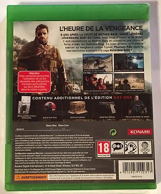 METAL GEAR SOLID V Phantom Pain Day One Edition PS4 PAL - Très bon état EUR 1,00 - FR