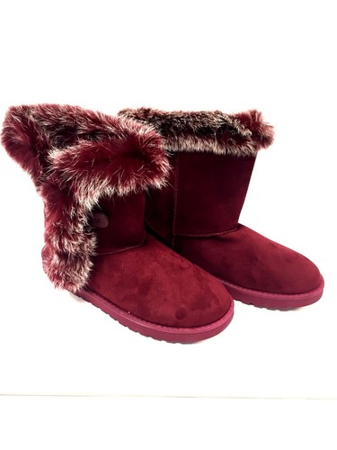 Botines Mujer Sin Marca Talla 41 Color Burdeos | eBay