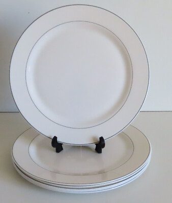 Lot De 6 Grandes Assiettes Plates Arcopal - Occasion Très Bon état