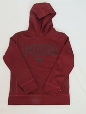 BOYS  PUMA HOODIE, RED, SIZE SMALL 8