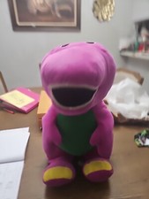 Barney Speak N Sing Fisher Price 26" Plush Jumbo Large Stuffed Animal 2017 Works