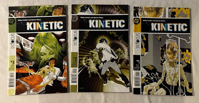 KINETIC (2004) #1, #2, #3 DC Focus Comics VF+ condition
