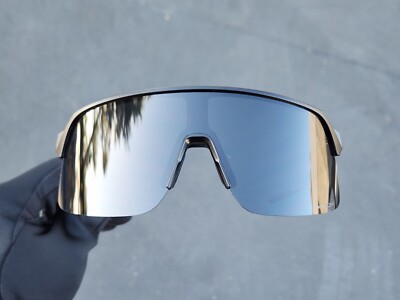Polarized Sutro Lite Style Rimless Shield Sunglasses Matte Black Dark Smoke