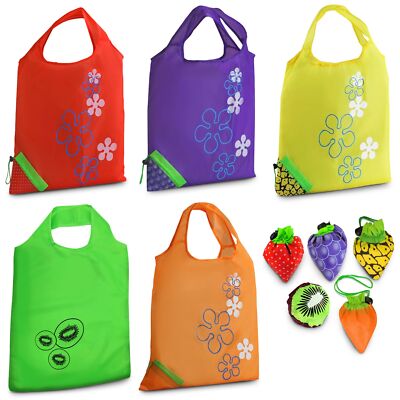 Rumyve Reusable Grocery Bags,Folding Shopping Bags,Waterproof Tote - View #9