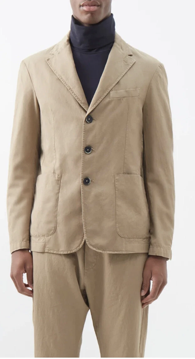 BARENA VENEZIA Single-breasted cotton suit Jacket IT size 48 (US