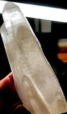 151g Inner Mongolia Singing Lemurian Quartz Lemuria Crystal Point&pyramid r201