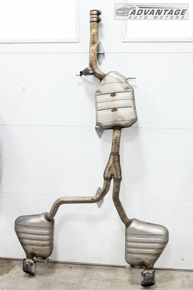 AUDI Q5 QUATRO 2013-2017 2,0 L SISTEMA DE ESCAPE TUBO RESONADOR CON SILENCIADORES OEM Foto 2 de 4