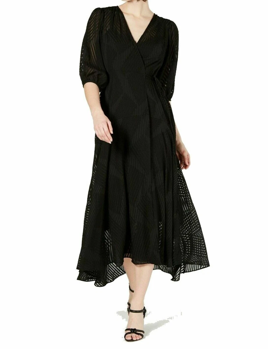 Calvin klein shadow stripe maxi dress deals