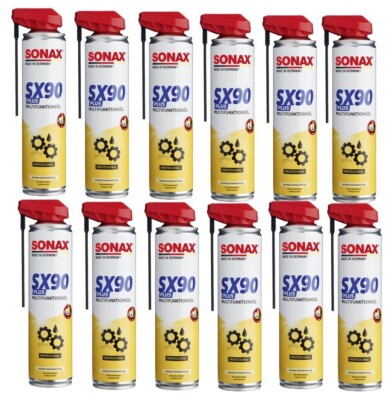 Sonax SX 90 Plus mit EasySpray Multifunktionsöl Schmieröl Kriechöl / 12 x 400 ml