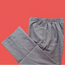 ALFRED DUNNER ... Pull-On Textured Pants ... Gray ... Size 12   EUC