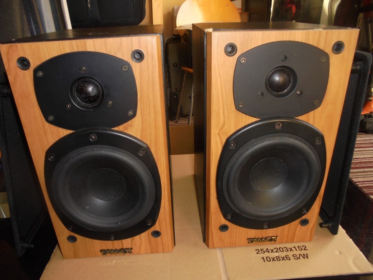 x2 Vintage Tannoy Mercury M1 Cherry Bookshelf Speakers | eBay UK