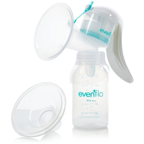 Sacaleches manual sencilla blanca Evenflo Manual extractores de leche