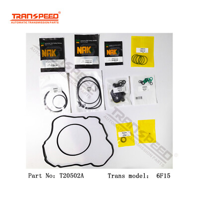 TRANSPEED 6F15 Auto Transmission Master Rebuild Kit Overhaul Clutch For FORD