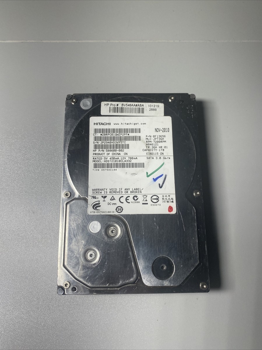 drive1 本体 Hitachi 1TB SATA HDS721010CLA332 32MB Hard Drive | eBay