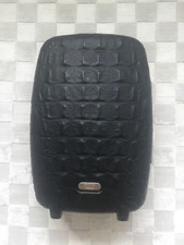 ALEXANDER McQUEEN SAMSONITE BLACK CROCODILE TROLLEY UPRIGHT LUGGAGE SUITCASE