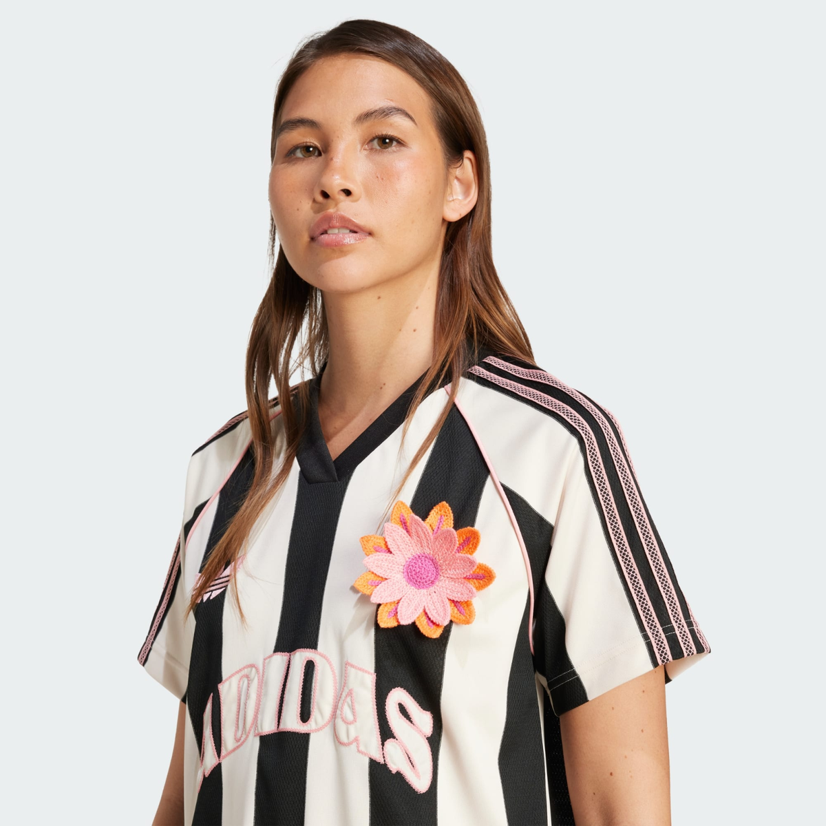 adidas WMNS Summer Glow Jersey Wonder White Black KC0672