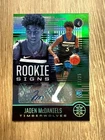 Jaden McDaniels 2020-21 Illusions 17/25 Auto Green Prizm Holo Rookie Signs RC