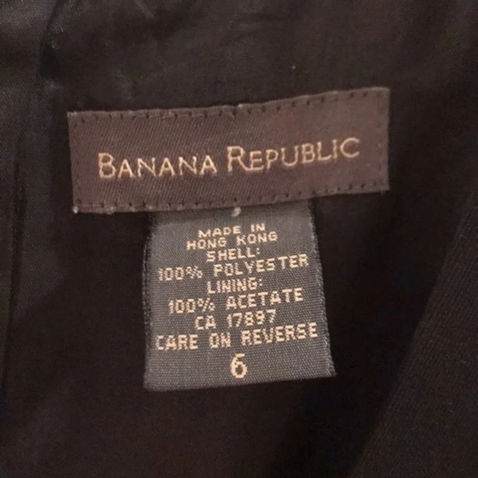 🖤✨ Maxi Vestido Banana Republic Negro Sin Mangas | Talla 6 ✨🖤 Foto 3 de 4