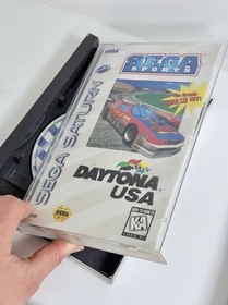 SEGA Saturn 4 Game Sports Lot w/Cases & Manuals: Daytona USA, Madden 97 SEE DESC