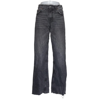 Zara, Jeans, Größe: 34, Grau, Baumwolle, Einfarbig, Denim, Damen #ilw