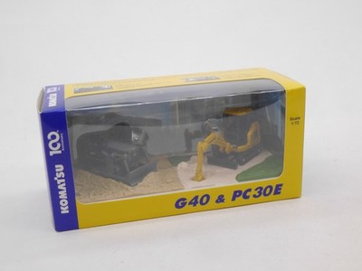 1:72 Komatsu Werbemodelle G40 & PC30E neu in OVP