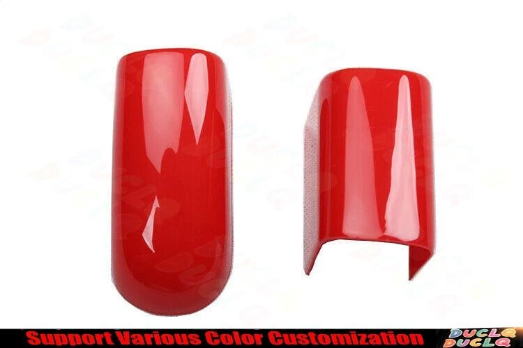 Cubierta de tablero de instrumentos copiloto rojo brillante para Volkswagen Beetle 2003-2012 2 piezas Foto 3 de 4