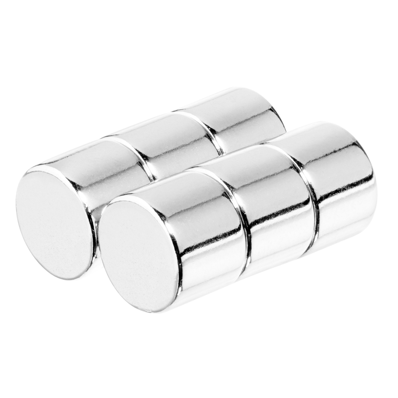 1/2 x 3/8 Inch Strong Neodymium Rare Earth Disc Magnets N52 (6 Pack)