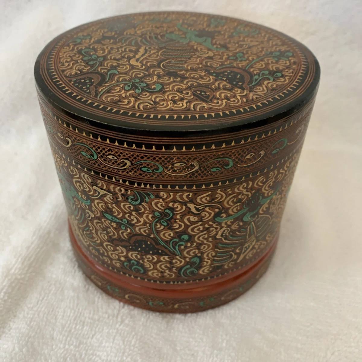 缅甸古董盒| eBay