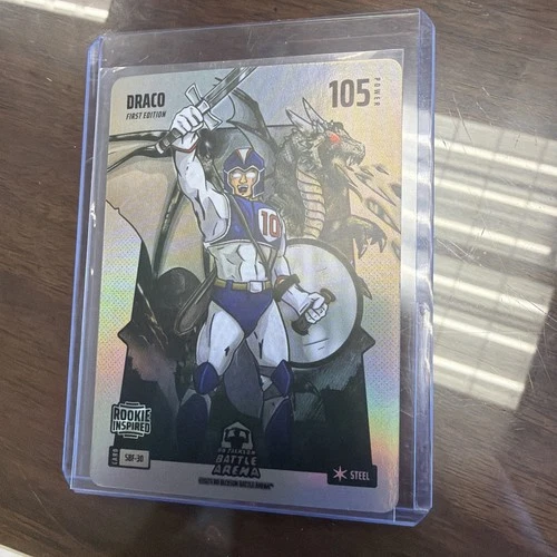 2024 Bo Jackson Battle Arena Steel Battle Foiln Draco - Drake Maye - SBF-30