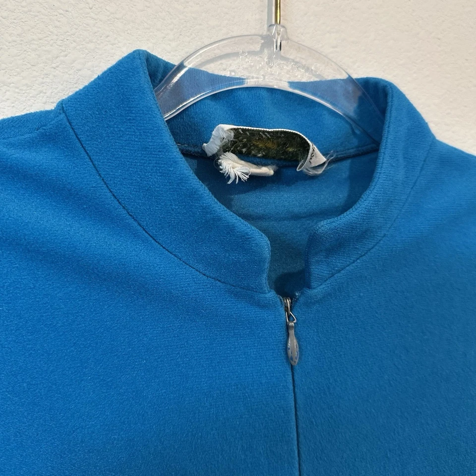 Sears Best Camisón Mujer Vintage Terciopelo Terciopelo Pullover Largo Azul Talla 10 Foto 3 de 4