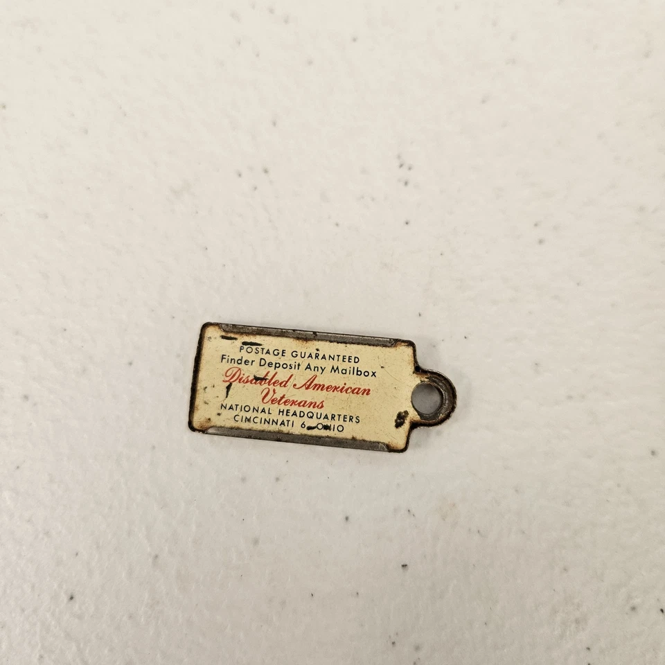1951 Michigan DAV Tag Keychain License Plate - Image 2 of 2