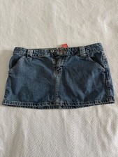 Calvin Klein Choice Vintage Y2K Denim Mini Skirt Size 28