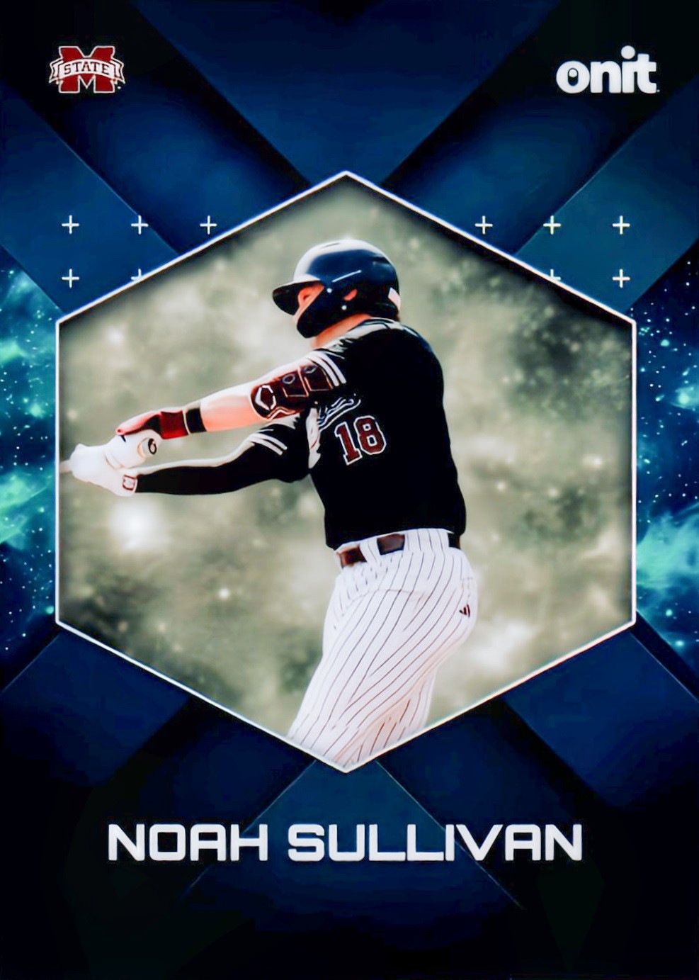 NOAH SULLIVAN 2026 ONIT Athlete Gravity Mississippi State Bulldogs #25