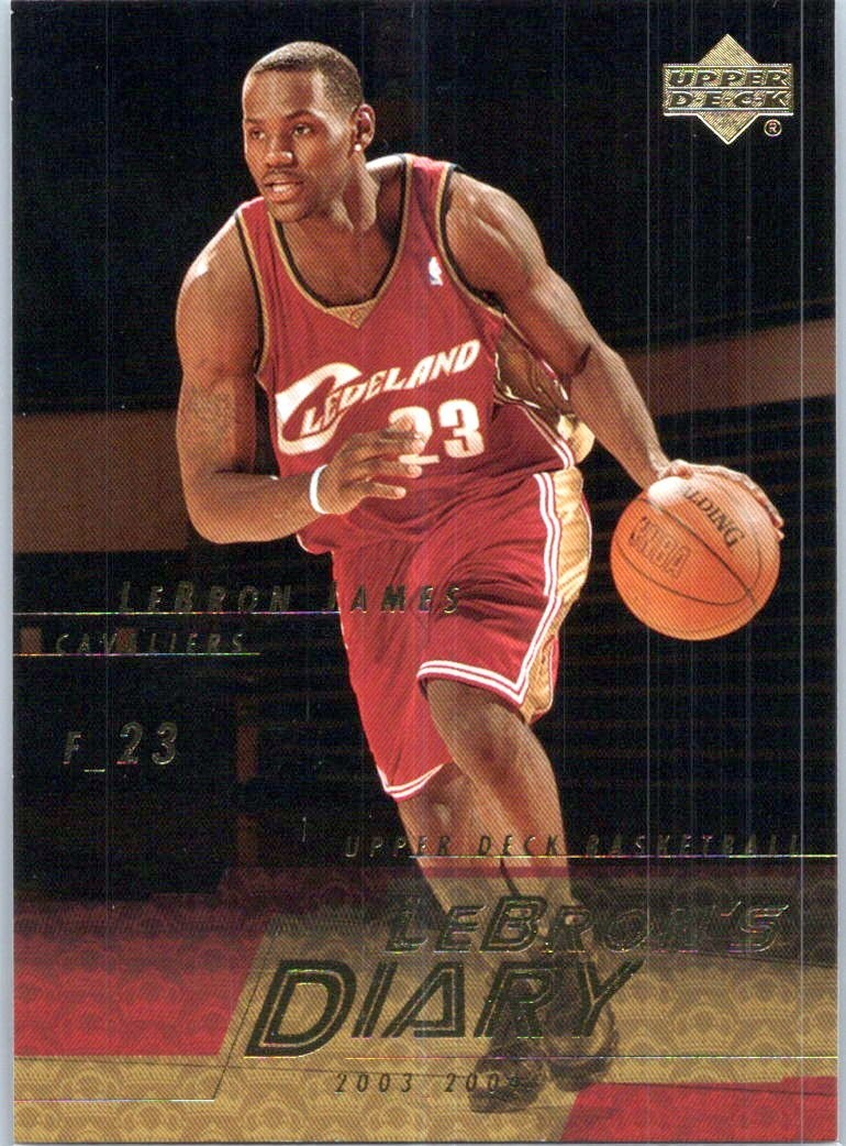 LEBRON JAMES 2003-04 UPPER DECK LEBRON'S DIARY RC LJ14 CAVALIERS