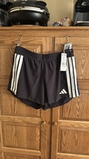 Adidas Adizero Split 3 Running Shorts Mens XL Black Lined IX8975