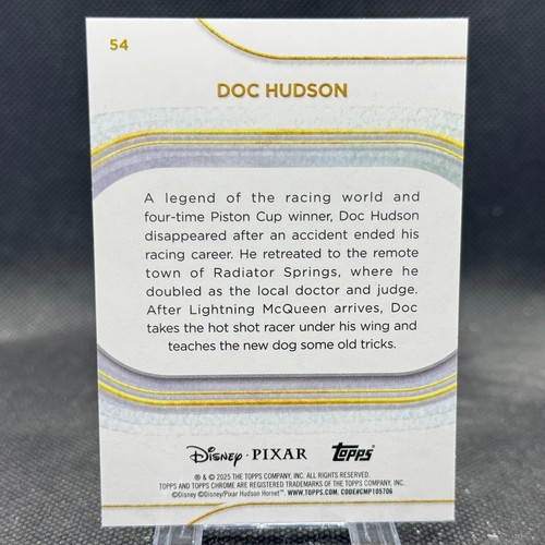 2025 Topps Chrome Disney Doc Hudson Base #54 - Picture 2 of 2