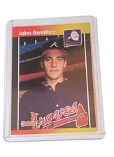?1989 Donruss #642 John Smoltz rookie card, Atlanta Braves HOF. rookie card picture