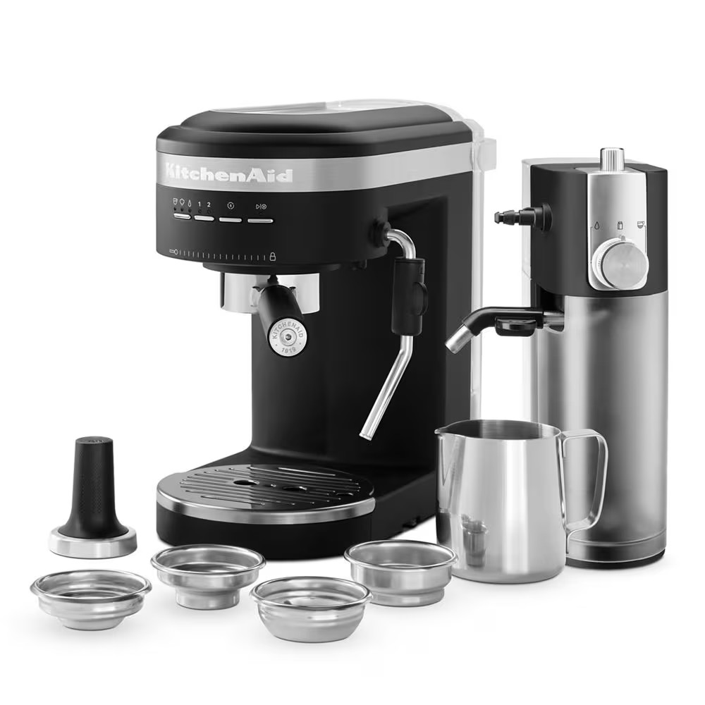 KitchenAid Semi-Automatic Espresso Machine and Automatic Milk Frother KES6404BM